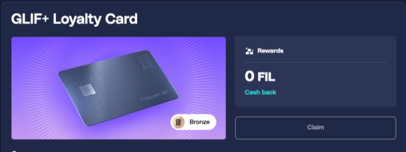 Updated cash back balance after claim