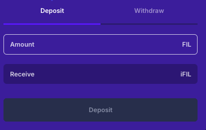 Deposit FIL