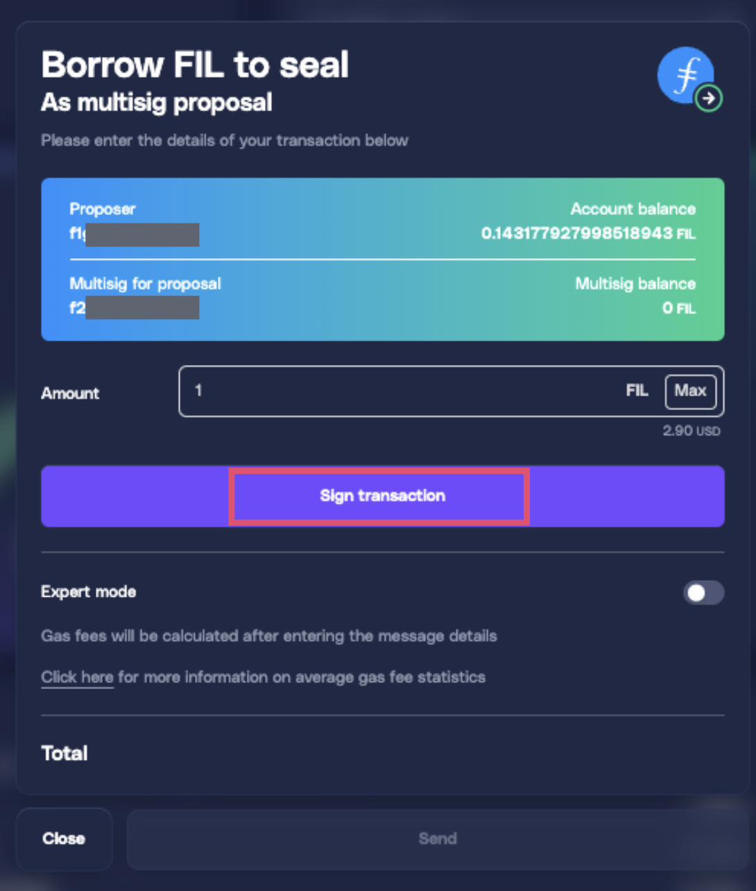 Transaction confirmation