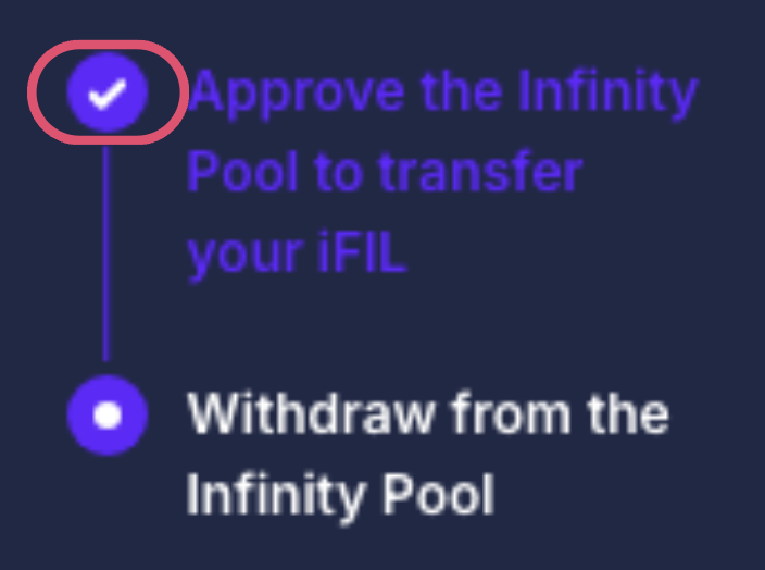 Approve pool access