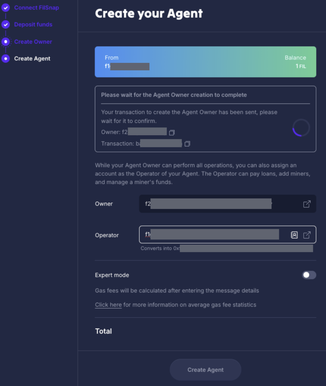 Create your Agent on