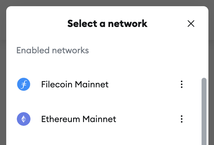Connect wallet